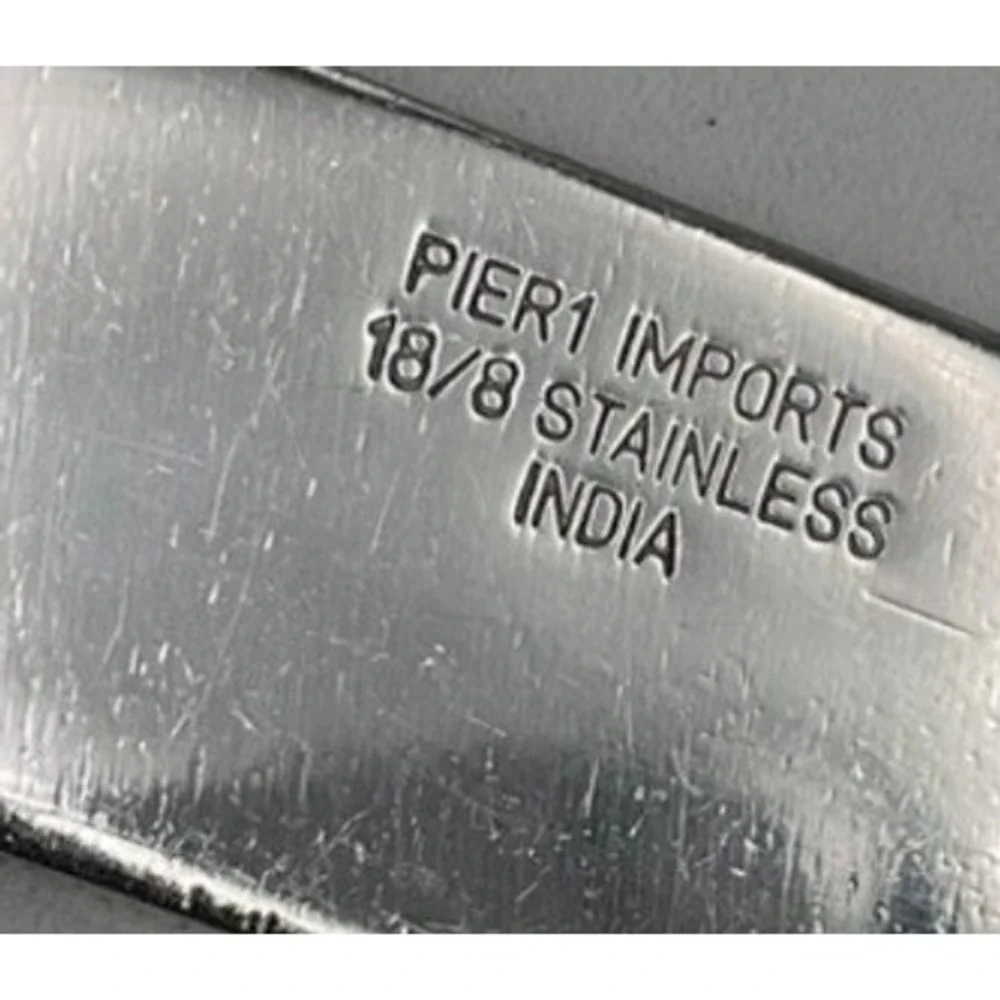 Flatware Set Pier 1 Imports Pii15 18/8 Stainless Steel 48pc Silver